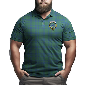 Montgomery Ancient Tartan Men's Polo Shirt with Family Crest
