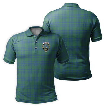 Montgomery Ancient Tartan Men's Polo Shirt with Family Crest