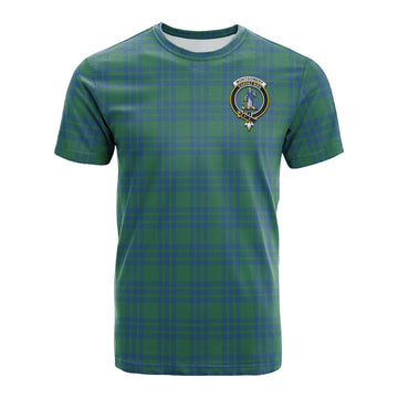 Montgomery Ancient Tartan T-Shirt with Family Crest