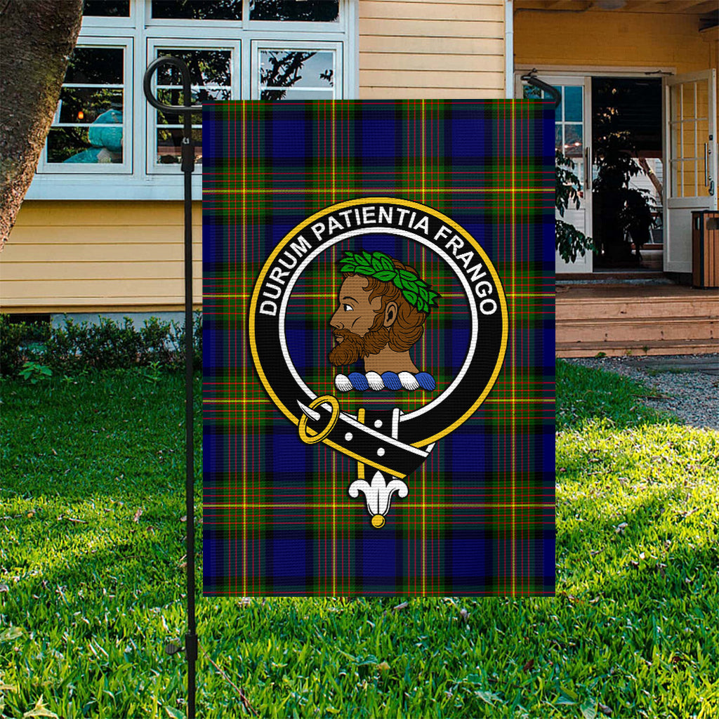 Lyon Tartan Crest Garden Flag - Welcome Style main image 0