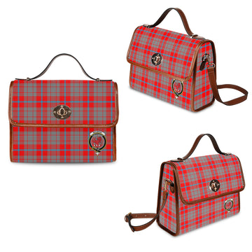 Moubray Tartan Waterproof Canvas Bag with Family Crest
