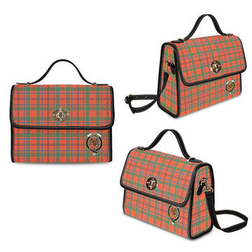 Munro Ancient Tartan Waterproof Canvas Bag with Family Crest