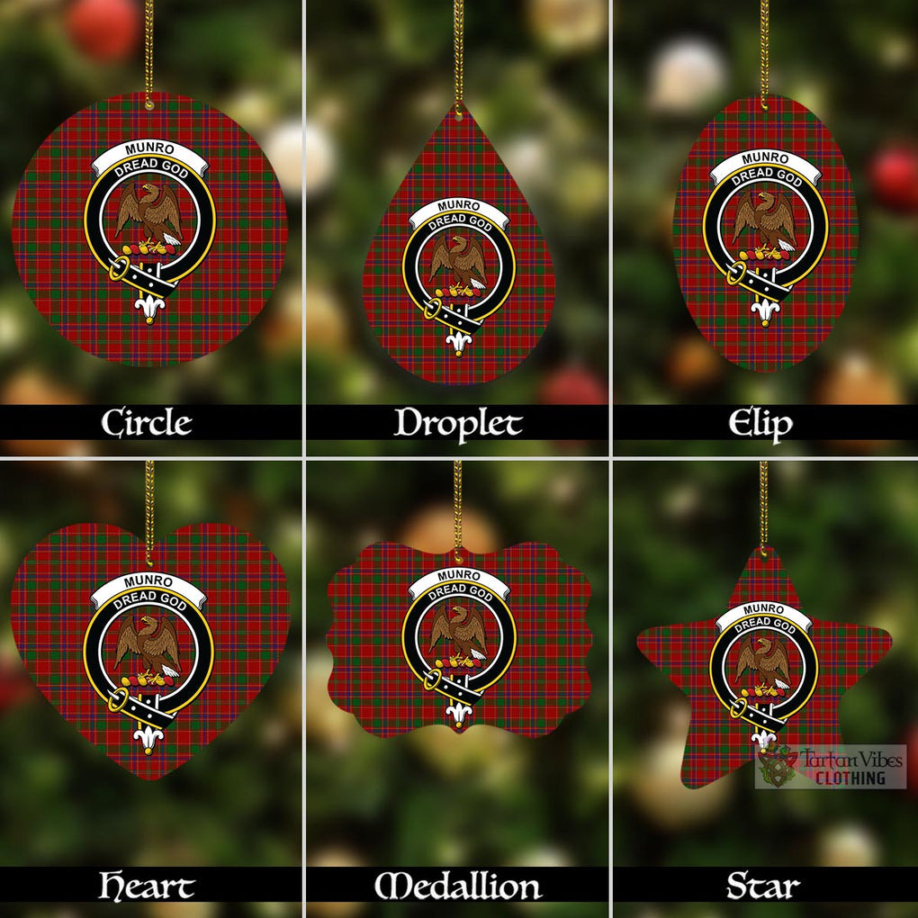 Munro Ancient Tartan Crest Christmas Hat main image 0