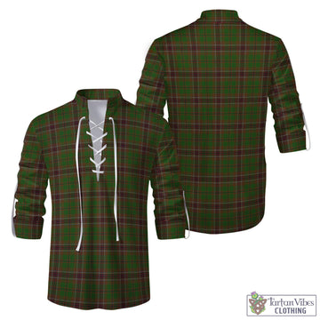 Murphy Tartan Men's Scottish Traditional Jacobite Ghillie Kilt Shirt