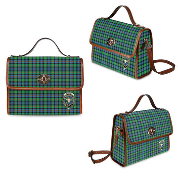 Murray of Atholl Ancient Tartan Waterproof Canvas Bag with Family Crest