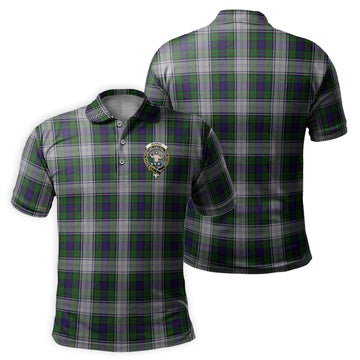 Murray of Atholl Dress Tartan Men's Polo Shirt with Family Crest
