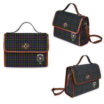Murray of Atholl Modern Tartan Waterproof Canvas Bag with Family Crest
