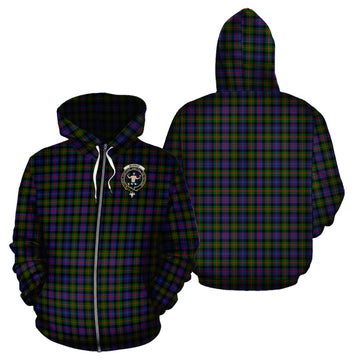Murray of Atholl Modern Tartan Hoodie with Family Crest
