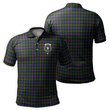 Murray of Atholl Modern Tartan Men's Polo Shirt with Family Crest