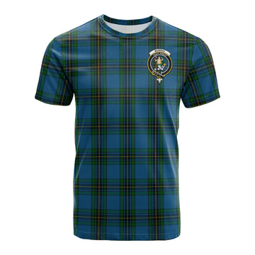 Murray of Elibank Tartan T-Shirt with Family Crest