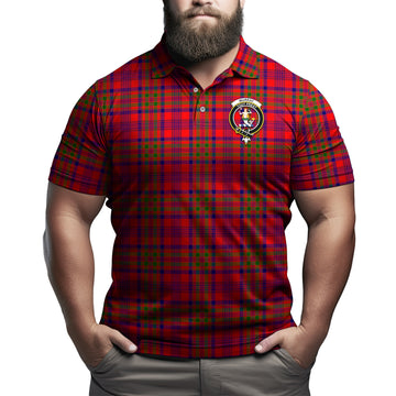 Murray of Tulloch Modern Tartan Men's Polo Shirt with Family Crest