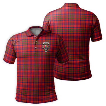 Murray of Tulloch Modern Tartan Men's Polo Shirt with Family Crest