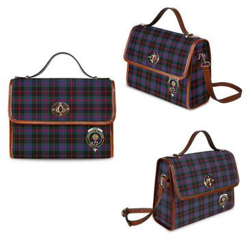 Nairn Tartan Waterproof Canvas Bag with Family Crest