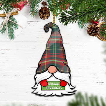 New Brunswick Province Canada Gnome Christmas Ornament with His Tartan Christmas Hat