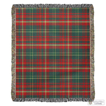 New Brunswick Province Canada Tartan Woven Blanket
