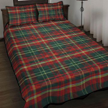 New Brunswick Province Canada Tartan Quilt Bed Set