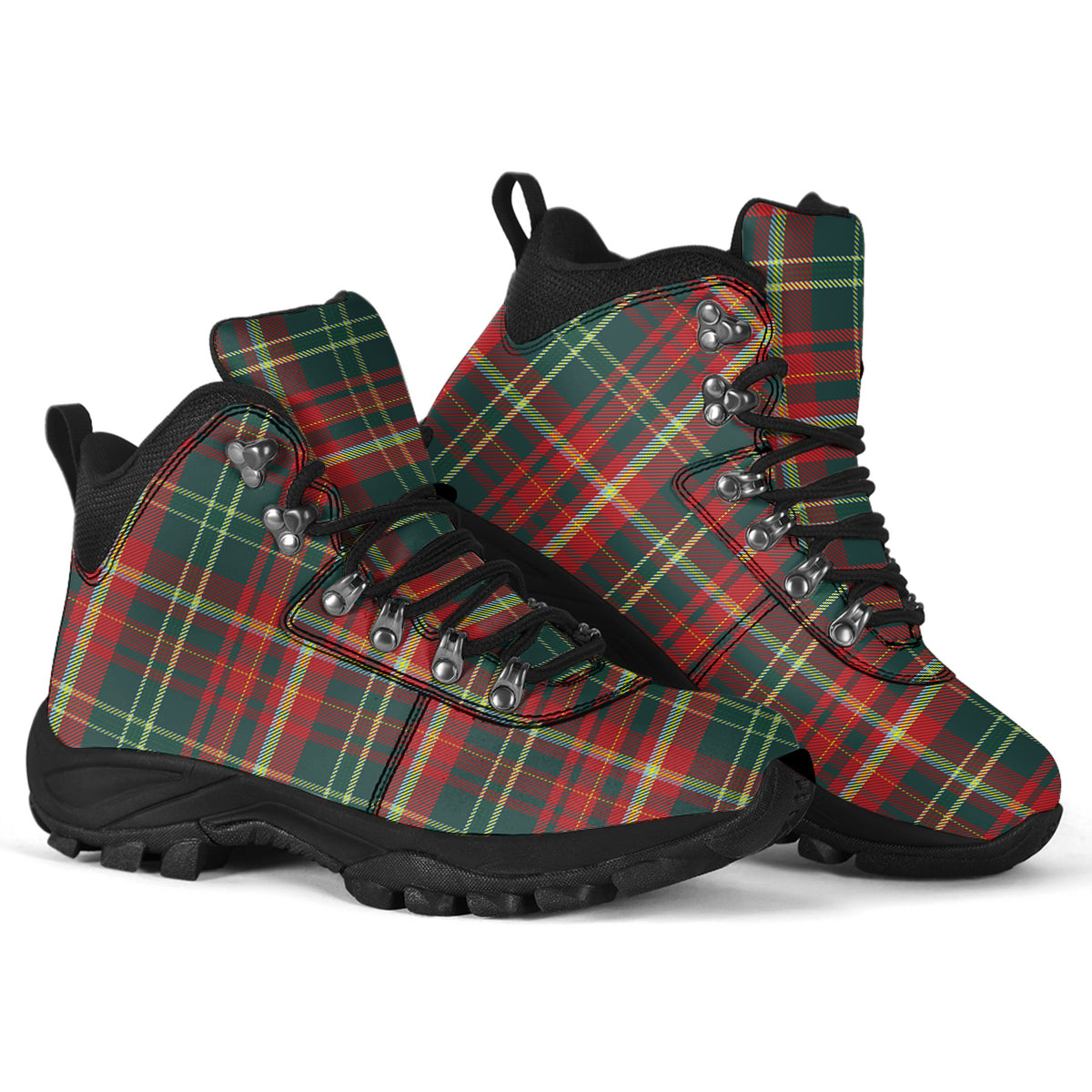 New Brunswick Province Canada Tartan Alpine Boots - Tartanvibesclothing