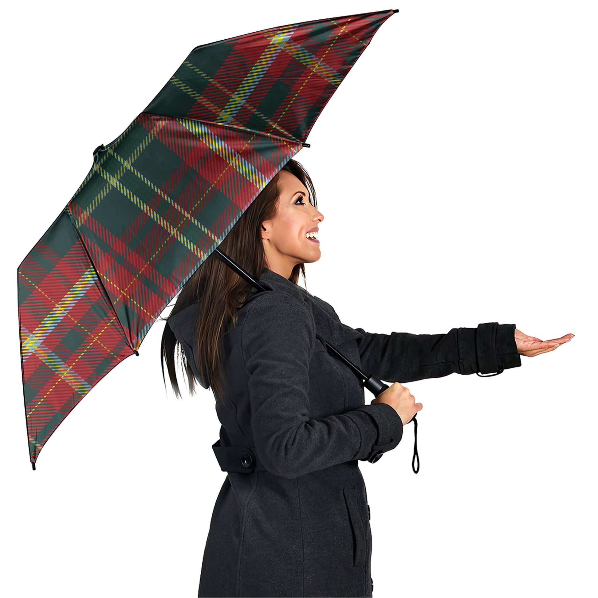 New Brunswick Province Canada Tartan Umbrella - Tartanvibesclothing
