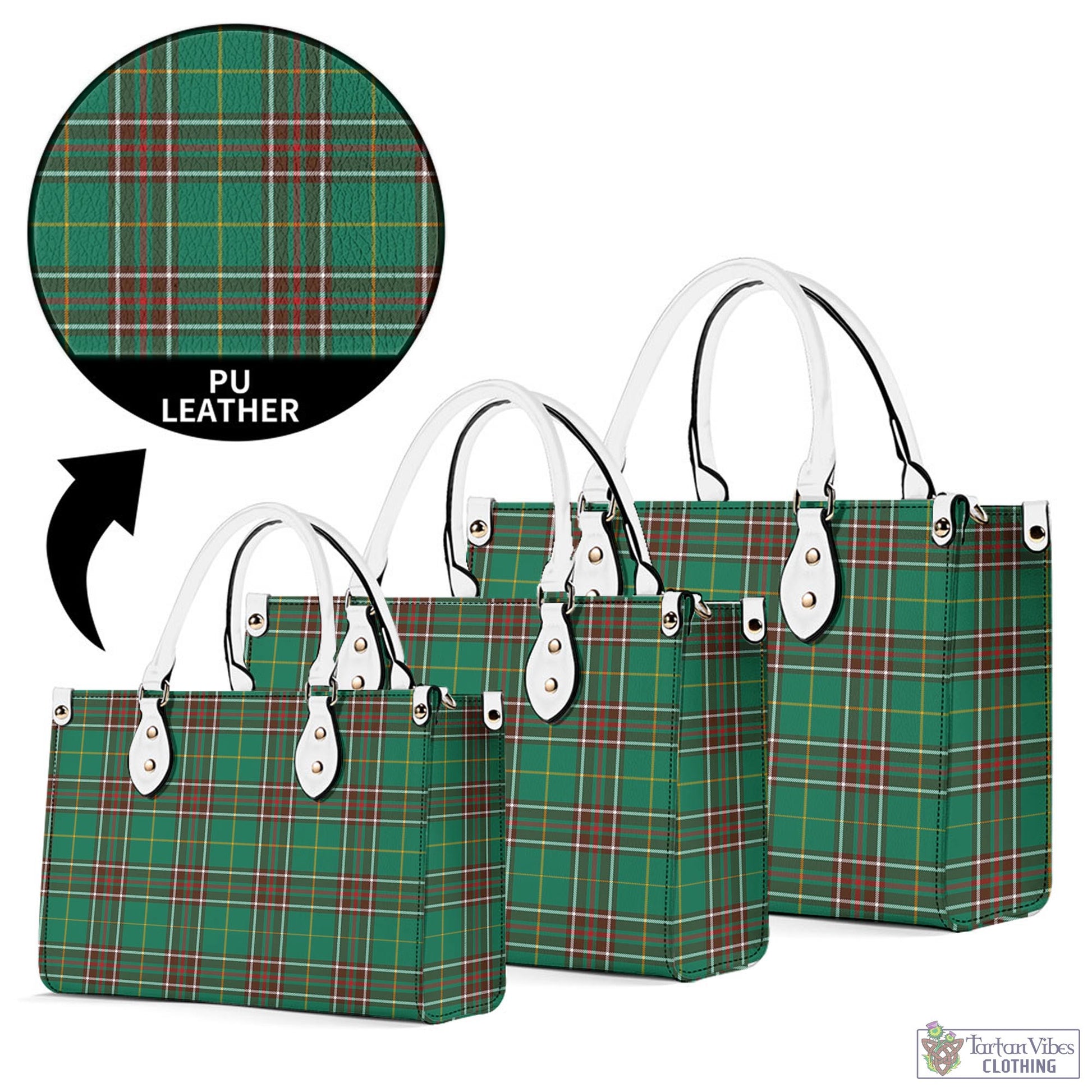 Tartan Vibes Clothing Newfoundland And Labrador Province Canada Tartan Luxury Leather Handbags