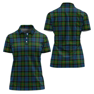Newlands of Lauriston Tartan Polo Shirt For Women
