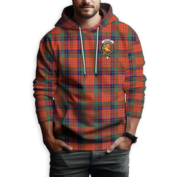 Nicolson Ancient Tartan Hoodie with Family Crest