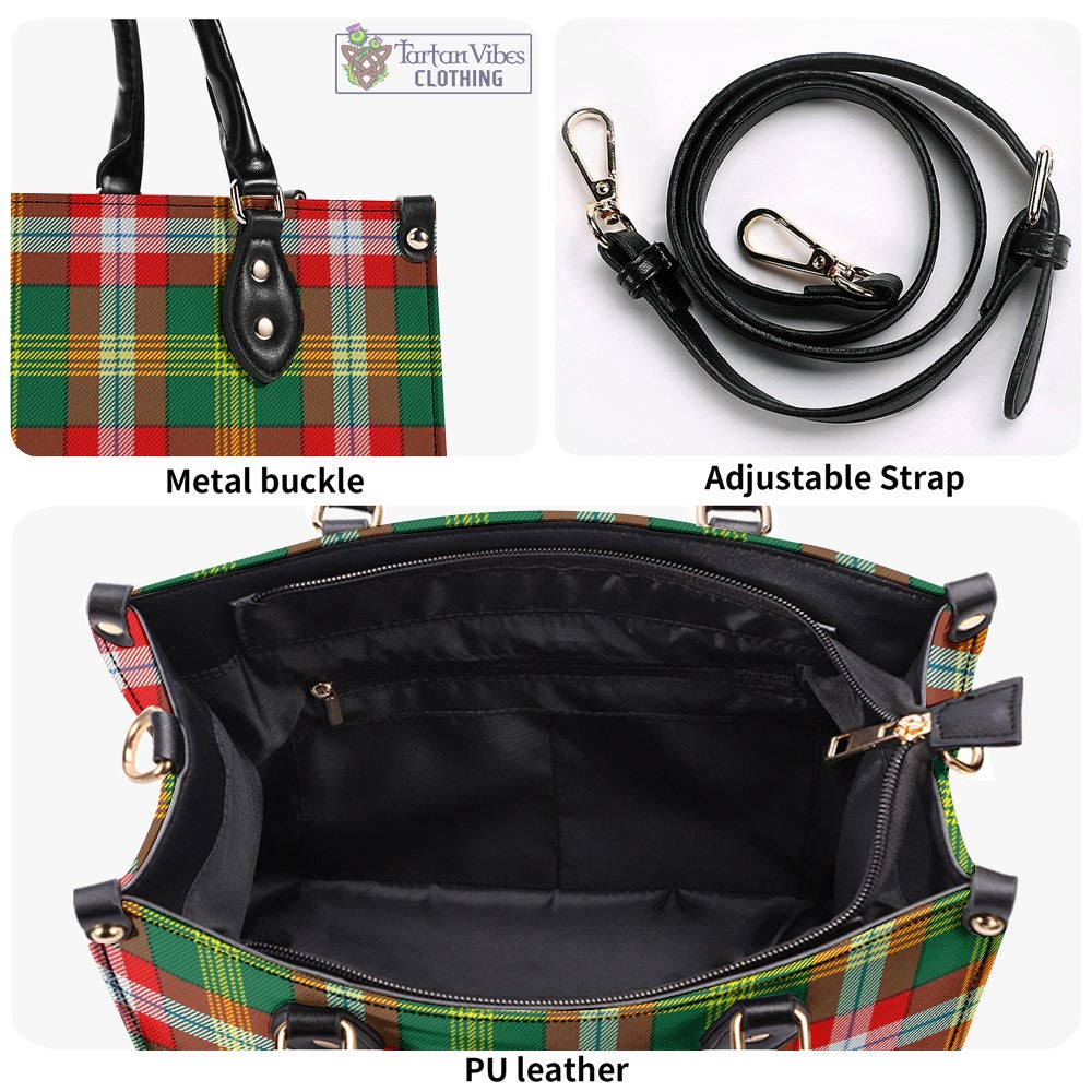 Tartan Vibes Clothing Northwest Territories Canada Tartan Luxury Leather Handbags