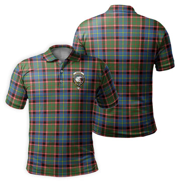 Norvel Tartan Men's Polo Shirt with Family Crest