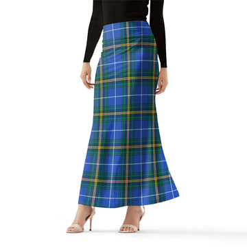 Nova Scotia Province Canada Tartan Womens Full Length Skirt
