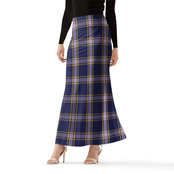 Nunavut Territory Canada Tartan Womens Full Length Skirt
