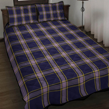 Nunavut Territory Canada Tartan Quilt Bed Set