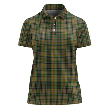 O'Farrell Tartan Polo Shirt For Women