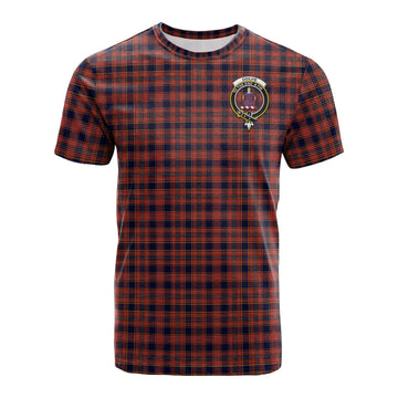 Ogilvie (Ogilvy) Tartan T-Shirt with Family Crest