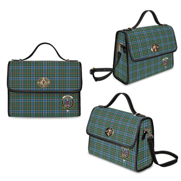 Ogilvie (Ogilvy) Hunting Ancient Tartan Waterproof Canvas Bag with Family Crest