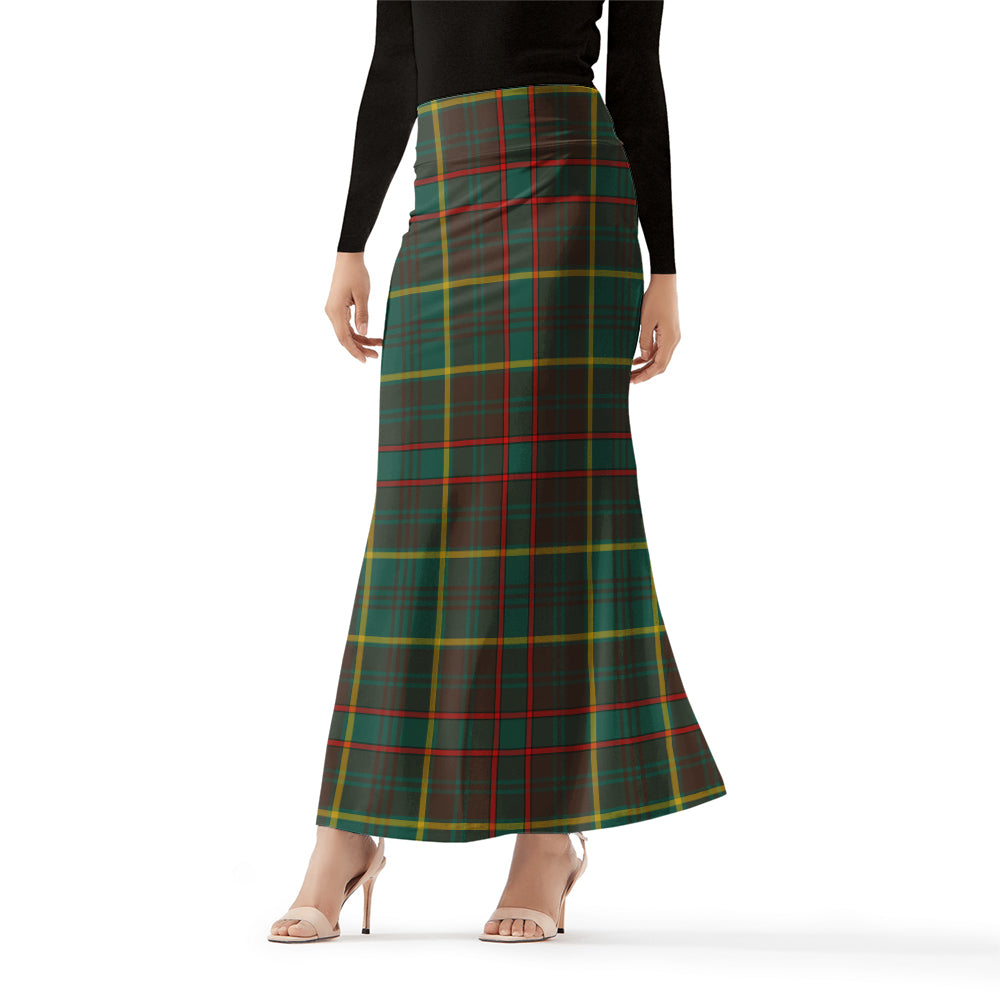ontario-province-canada-tartan-womens-full-length-skirt