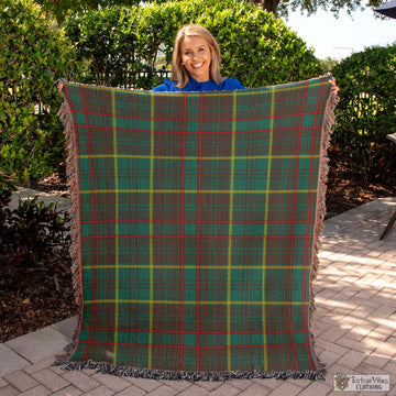 Ontario Province Canada Tartan Woven Blanket