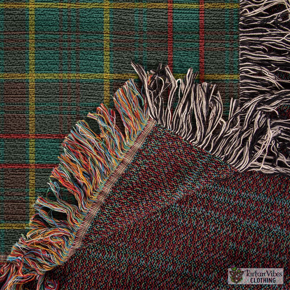 Tartan Vibes Clothing Ontario Province Canada Tartan Woven Blanket