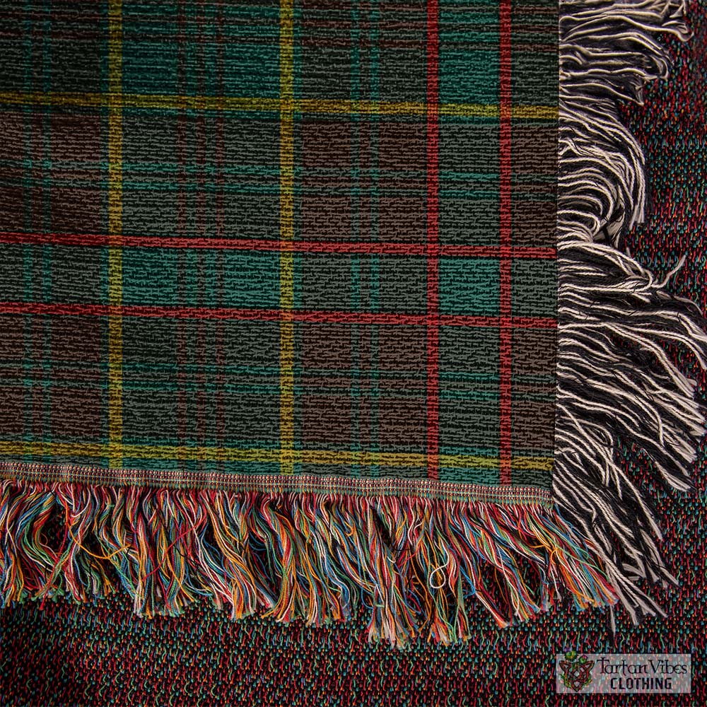 Tartan Vibes Clothing Ontario Province Canada Tartan Woven Blanket