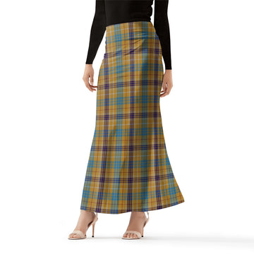 Ottawa Canada Tartan Womens Full Length Skirt
