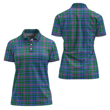 Pitcairn Hunting Tartan Polo Shirt For Women