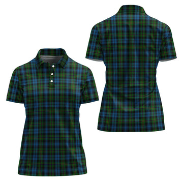 Polaris Military Tartan Polo Shirt For Women