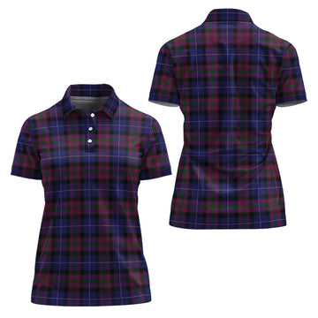 Pride of Scotland Tartan Polo Shirt For Women