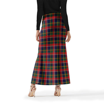 Quebec Province Canada Tartan Womens Full Length Skirt