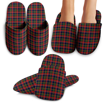 Quebec Province Canada Tartan Home Slippers