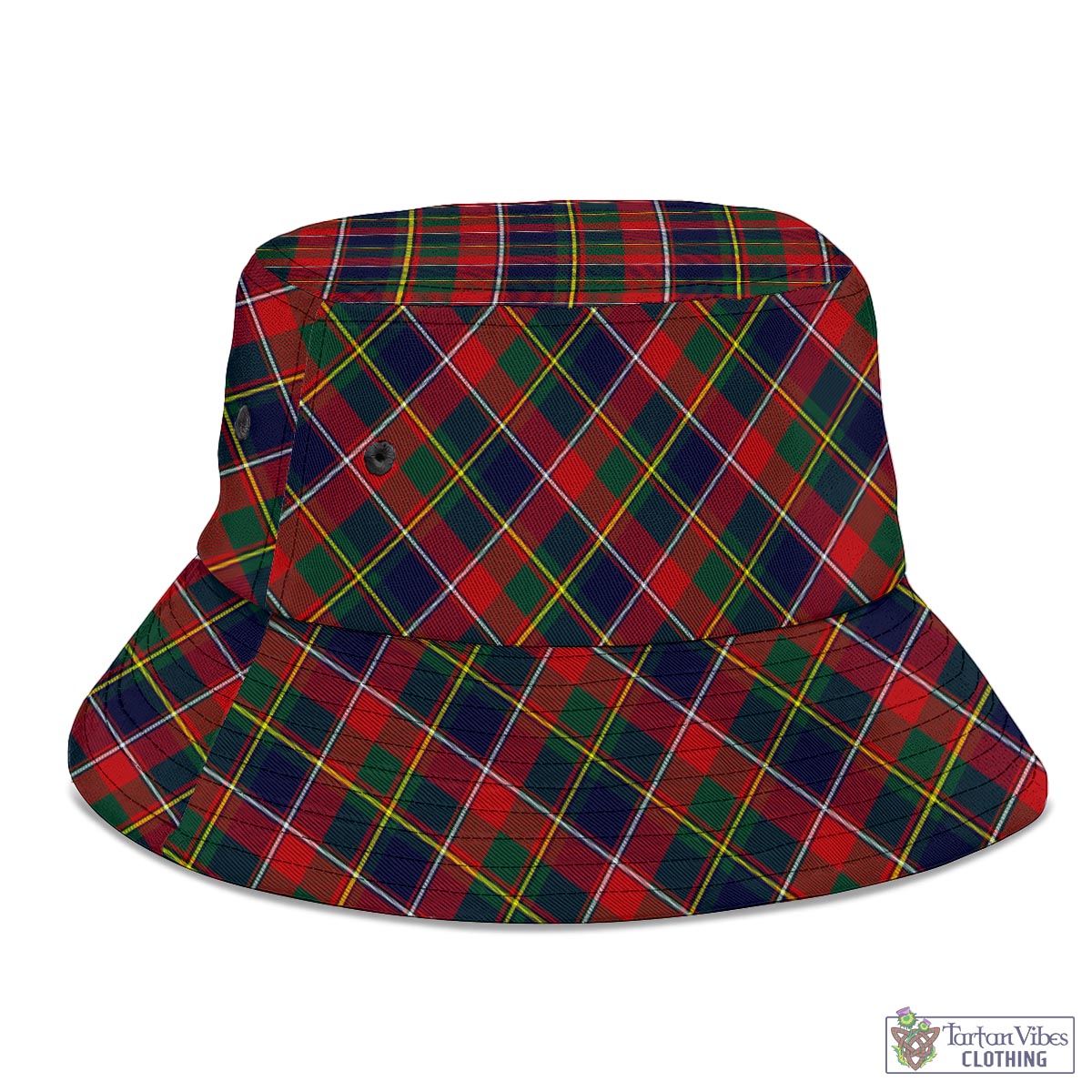 Tartan Vibes Clothing Quebec Province Canada Tartan Bucket Hat