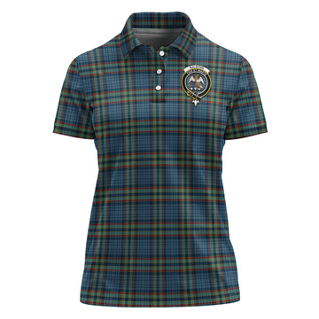 Ralston UK Tartan Polo Shirt with Family Crest For Women