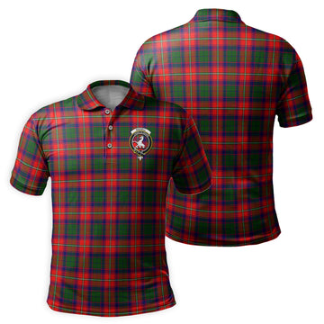 Riddell Tartan Men's Polo Shirt with Family Crest