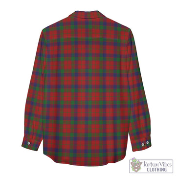 Robertson Tartan Womens Casual Shirt with Family Crest