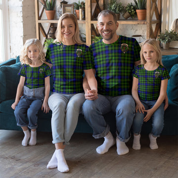 Rollo Modern Tartan T-Shirt with Family Crest