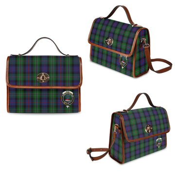 Rose Hunting Tartan Waterproof Canvas Bag with Family Crest