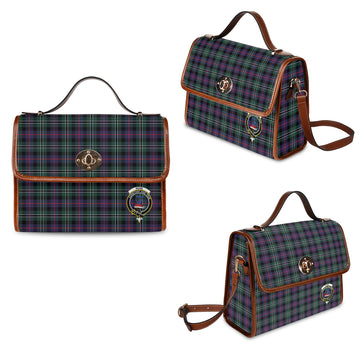 Rose Hunting Modern Tartan Waterproof Canvas Bag with Family Crest